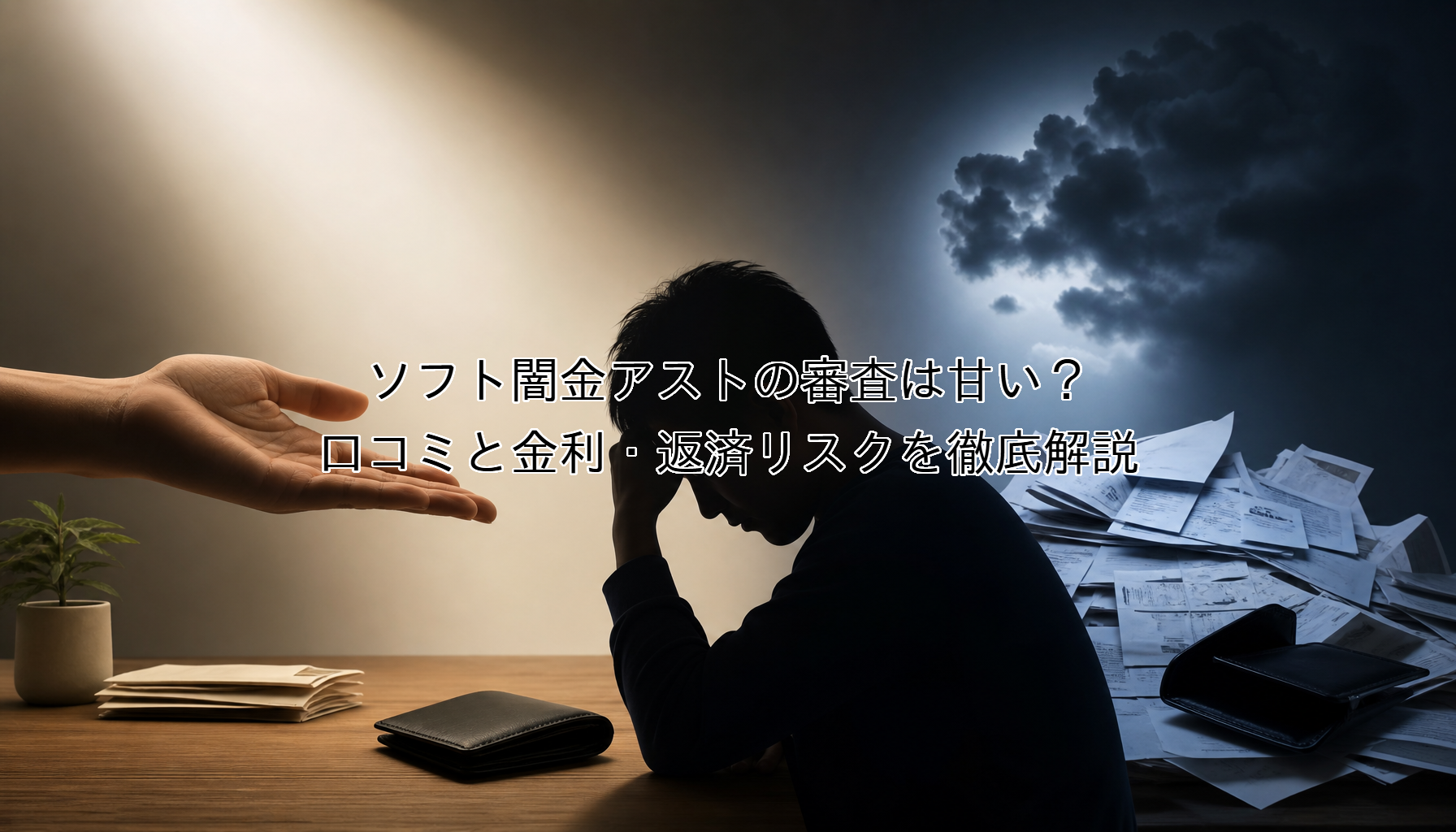 ソフト闇金アストの審査は甘い?口コミと金利・返済リスク