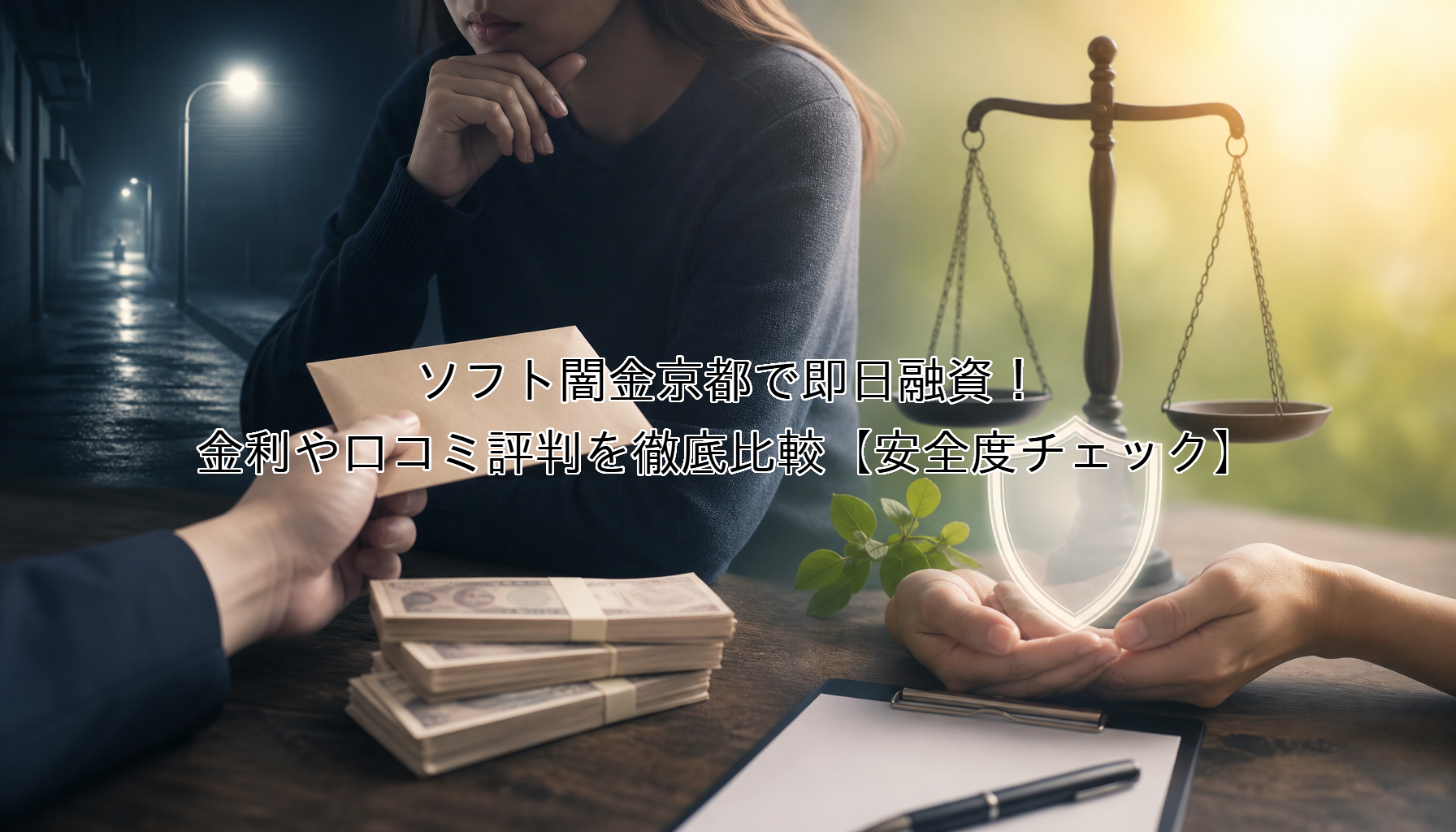 ソフト闇金京都で即日融資！金利や口コミ評判を徹底比較【