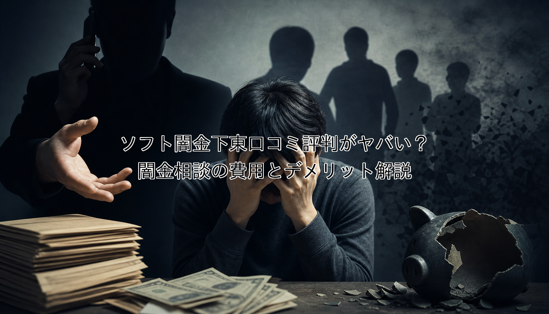 ソフト闇金下東口コミ評判がヤバい?闇金相談の費用とデメリット