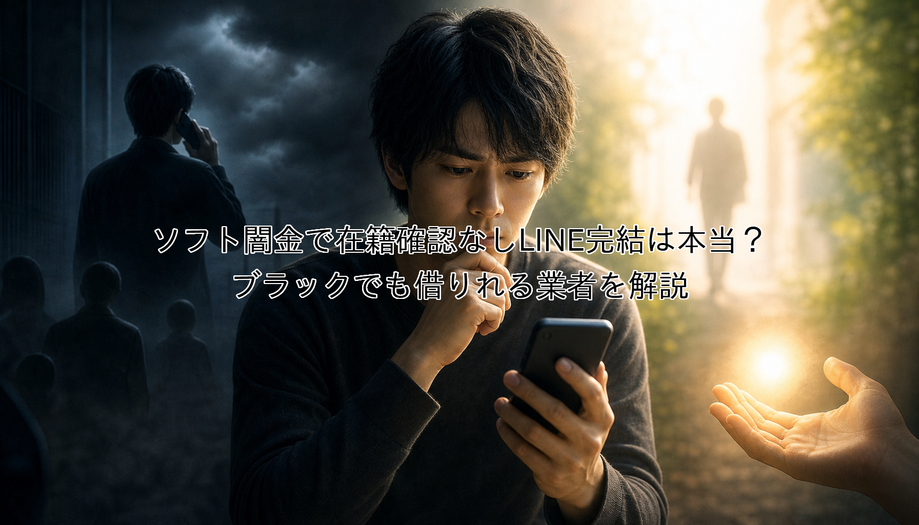 ソフト闇金で在籍確認なしLINE完結は本当?ブラックでも借りれる業者